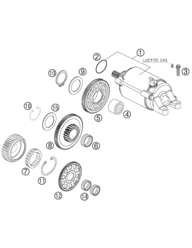 Circlip Din0471-17x1 (KTM/HVA/GG)
