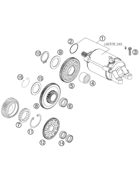 Circlip Din0471-17x1 (KTM/HVA/GG)