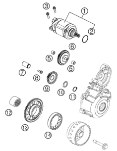 Circlip Din0471-17x1 (KTM/HVA/GG) 2