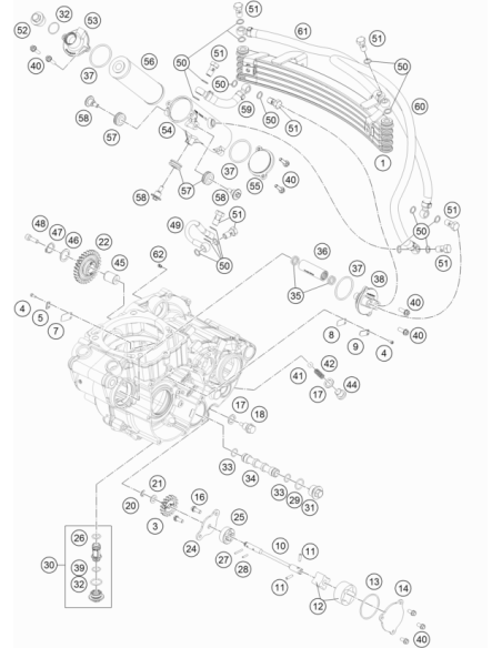 Circlip Din0471-17x1 (KTM/HVA/GG)