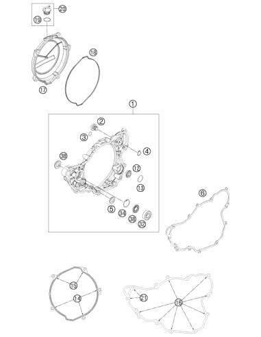 Circlip 30x1,2 (KTM/HVA/GG)