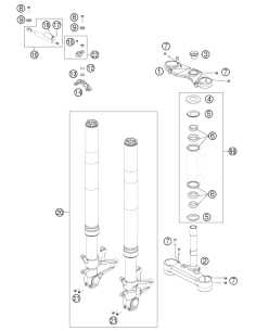 Fork KTM RC8 2011 (WP)