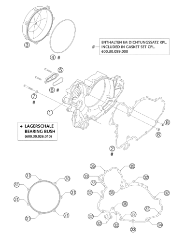 Copper Gask.din7603- 8.2x13x1 (KTM/HVA/GG)