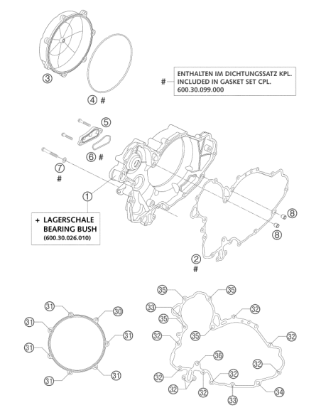 Copper Gask.din7603- 8.2x13x1 (KTM/HVA/GG)