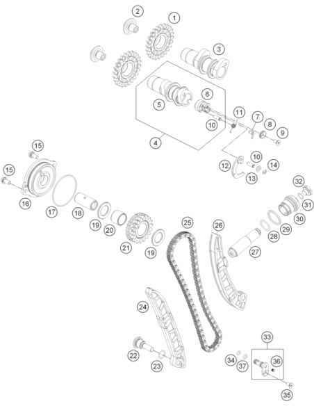 CU Seal-ring Din7603 A24x29x2 (KTM/HVA/GG)