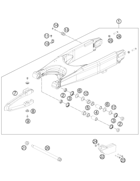 Needle Bushing Hk2212v 22/28/12 MB (KTM/HVA/GG)