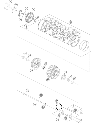 Ball Bearing 6003 C3 (KTM/HVA/GG)