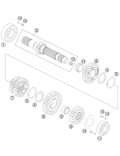 Ball Bearing 6004 Ddun C4 (KTM/HVA/GG)