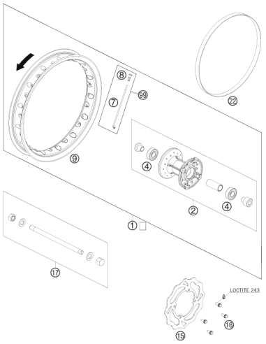 Rodamiento de Bolas 6202-2RSH/C3 Original...