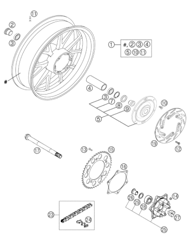 Grooved Ball Bear. 6205-2rshc3hmtf7 (KTM/HVA/GG)