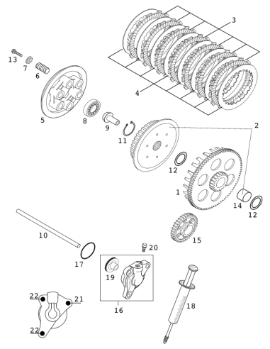 Grooved Ball Bear. TM 16004 C3 (KTM/HVA/GG) St:60