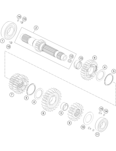 PAN Head Screw M5x10 Tx25 (KTM/HVA/GG) St:70 2