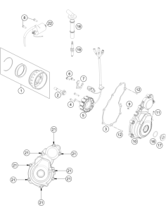 O-ring 24x2,5 NBR (KTM/HVA/GG) St:70 2