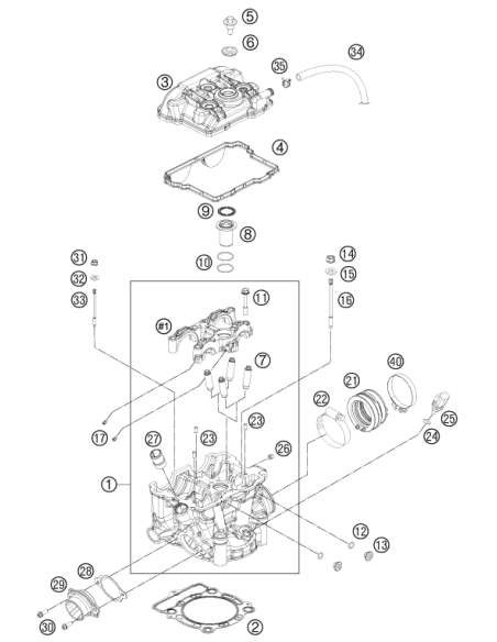 O-ring 9x1,5 V80 SH (KTM/HVA/GG)