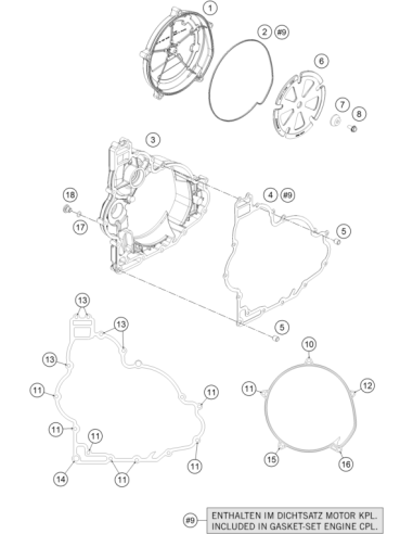 O-ring 9x1,5 V80 SH (KTM/HVA/GG)
