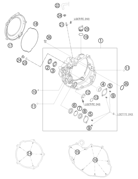 O-ring 9x1,5 V80 SH (KTM/HVA/GG)