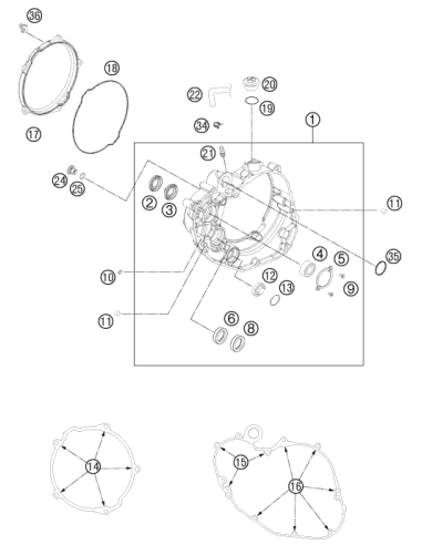 O-ring 9x1,5 V80 SH (KTM/HVA/GG)
