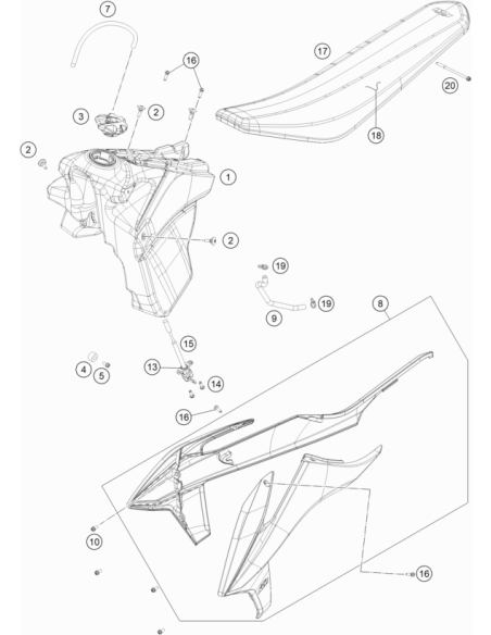 Junta Tórica O-ring 11 x 2 Viton Original KTM/Husqvarna/GasGas