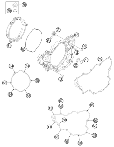 O-ring 14,00x2,00 (KTM/HVA/GG)