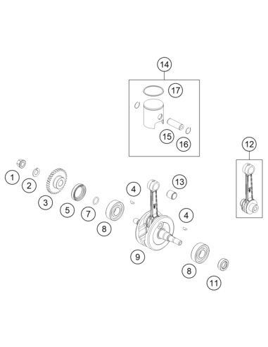 O-ring 15x1.78 (KTM/HVA/GG)