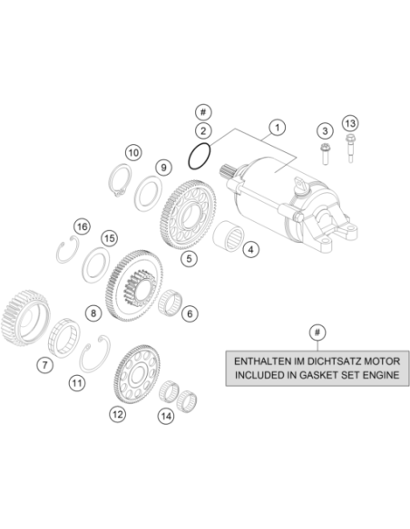 O-ring 24,40 X 3,10 NBR 70 (KTM/HVA/GG)