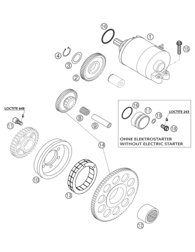 O-ring 25,00x3,00 NBR 70 (KTM/HVA/GG)