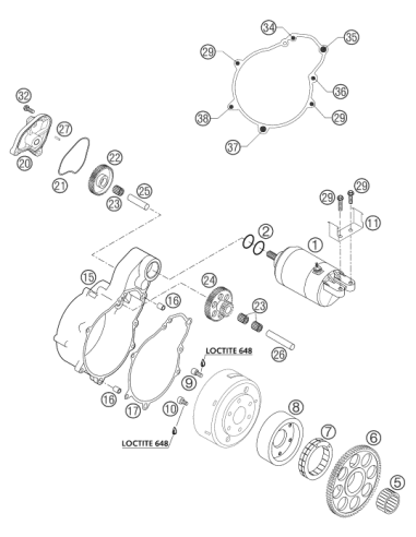 O-ring 25,00x3,00 NBR 70 (KTM/HVA/GG)