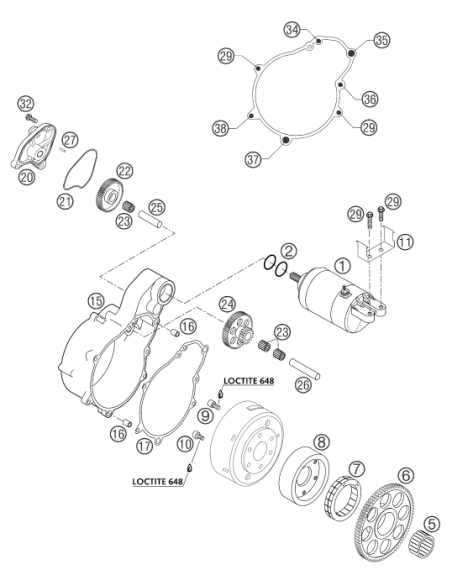 O-ring 25,00x3,00 NBR 70 (KTM/HVA/GG)