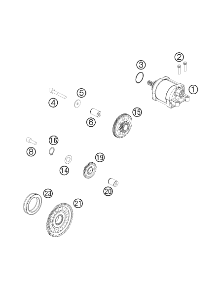 O-ring 25,00x3,00 NBR 70 (KTM/HVA/GG)