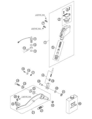 Tooth Lock Wash. Din6797-a 6,4 (KTM/HVA/GG)