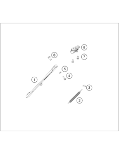 Bushing 8.5 X 14.5 X 4.5 mm (KTM/HVA/GG)