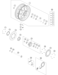 Screw M5x15 FOR Tpms (KTM/HVA/GG)