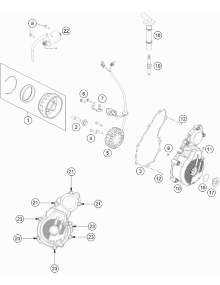 CAP Head Screw Din912 - M5x16 - 8.8 (KTM/HVA/GG)