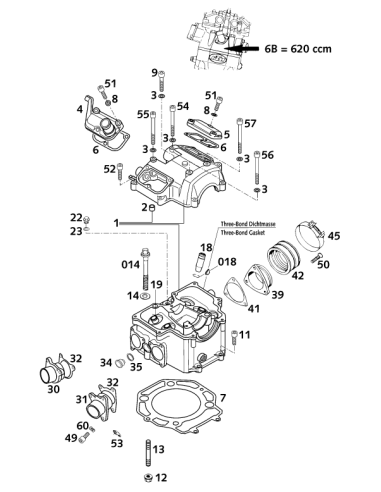 AH Screw Din0912-m 6x25 (KTM/HVA/GG)
