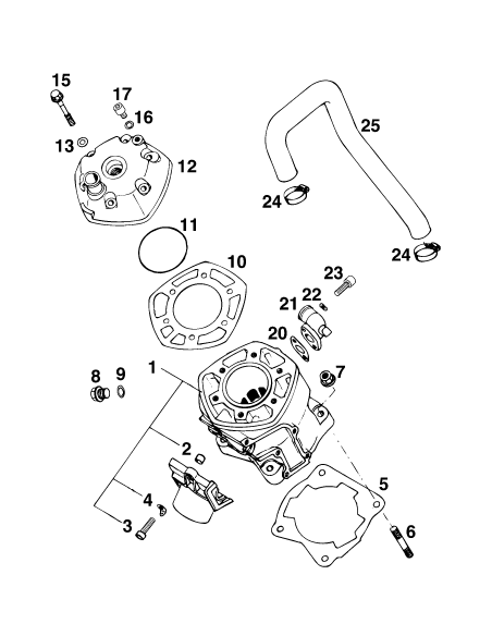 AH Screw Din0912-m 6x25 (KTM/HVA/GG)