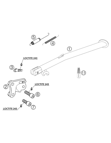 AH Screw Din0912-m10x25 10.9 (KTM/HVA/GG) St:70