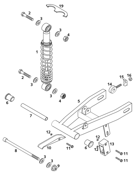AH Screw Din0912-m10x160 (KTM/HVA/GG)