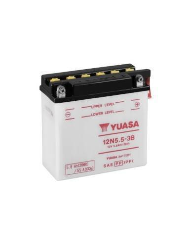 Bateria Yuasa 12N5.5-3B Combipack (con acido)
