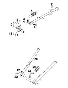 HH Screw Din0933-m 8x25 (KTM/HVA/GG) 2