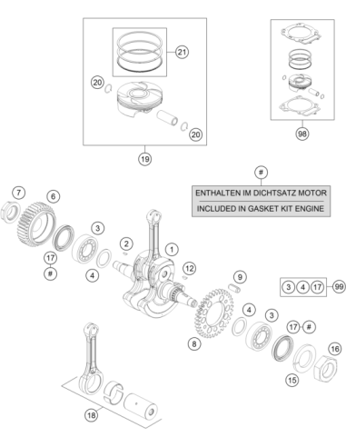 Hexagon NUT Din0936-m18x1,5 R. (KTM/HVA/GG)