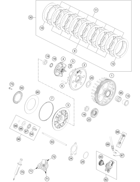 HEX NUT Din0936-m18x1.5 Right (KTM/HVA/GG)