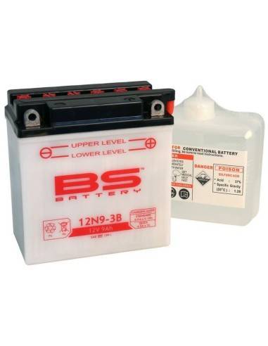 Bateria BS Battery 12N9-3B MF Type (con acido)