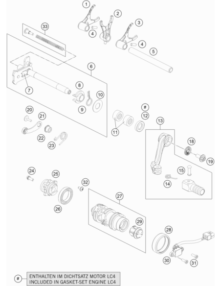 Cyl. Screw Din6912 M5x14 8.8 (KTM/HVA/GG)
