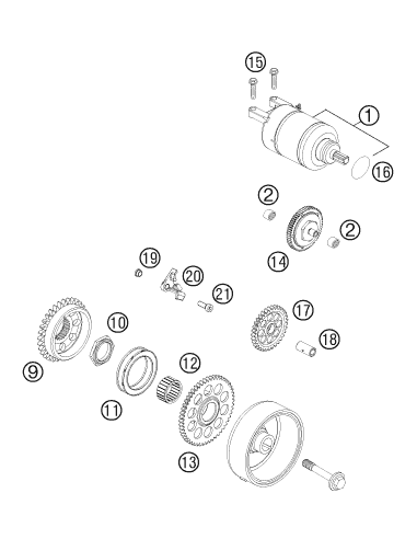 AH Screw Din6912-m 6x16 (KTM/HVA/GG)