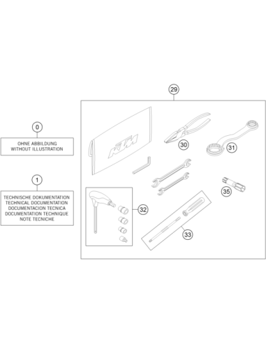 Flat Head Screw Din7985-m 4x16 (KTM/HVA/GG)