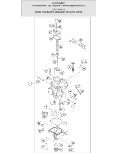 Flat Head Screw Din7985-m 4x16 (KTM/HVA/GG)