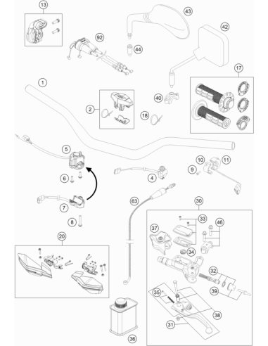 Flat Head Screw Din7985-m 4x20 (KTM/HVA/GG) St:70