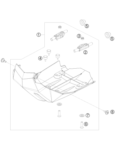 Self Locking NUT Din0985-m 8 (KTM/HVA/GG)