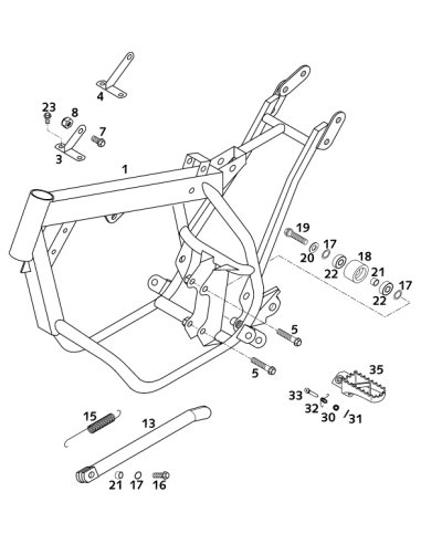 Self Locking NUT Din0985-m 8 (KTM/HVA/GG)