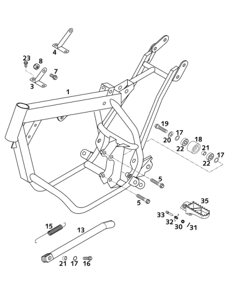 Self Locking NUT Din0985-m 8 (KTM/HVA/GG)